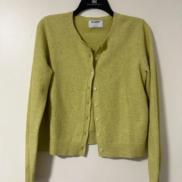 Old Navy Sweaters Old Navy Womens Yellow Cardigan Sweater